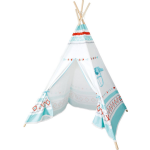 Small Foot Indianen Tipitent 110 X 170 Cm- - Blauw