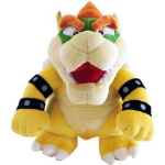 Little Buddy Toys Super Mario Bros.: Bowser Knuffel, 26 Cm.