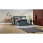 Opbergboxspring Pearl Vlak Met Gestoffeerd Matras - 160 x 210 cm - niagara