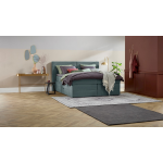 Opbergboxspring Pearl Vlak Met Gestoffeerd Matras - 200 x 200 cm - niagara