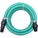 Vidaxl Zuigslang Met Koppelingen 7 M 22 Mm - Verde