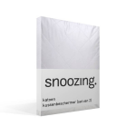 Snoozing Kussenbeschermer (Set Van 2) - 100% Katoen - 60x70 Cm - Standaardmaat - - Wit