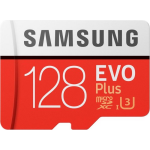 Samsung 128gb Evo Plus Microsdxc Geheugenkaart Klasse 10 + Adapter