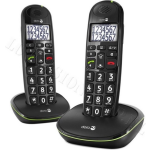 Doro Senioren Dect-telefoon Pe-110 Duo - - Zwart