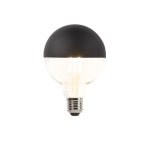 E27 dimbare LED filamentlamp kopspiegel G95 zwart 400lm 2700K