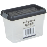 Wham Opbergbox 400 Ml Transparant/grijs