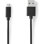 Nedis Usb-kabel 1.00 M - Zwart