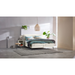 Boxspring Quartz Verstelbaar Met Gestoffeerd Matras - 200 x 220 cm - rpes 01