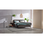 Boxspring Quartz Verstelbaar Met Gestoffeerd Matras - 160 x 210 cm - rpes 92