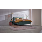 Boxspring Ruby Vlak Met Gestoffeerd Matras - 200 x 220 cm - niagara