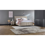 Boxspring Jade Verstelbaar Met Gestoffeerd Matras - 140 x 210 cm - khaki