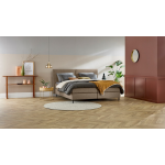 Boxspring Opal Vlak Met Gestoffeerd Matras - 90 x 200 cm - brown