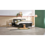 Opbergbox Citrine Met Gestoffeerd Matras - 140 x 210 cm - darkgrey