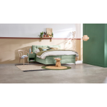 Opbergbox Citrine Met Gestoffeerd Matras - 200 x 200 cm - eucalyptus