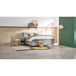 Opbergbox Citrine Met Gestoffeerd Matras - 160 x 210 cm - lightgrey regain