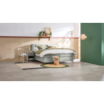 Opbergbox Citrine Met Gestoffeerd Matras - 140 x 200 cm - lightgrey regain