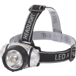 BES LED Led Hoofdlamp - Aigi Hitro - Waterdicht - 50 Meter - Kantelbaar - 1 Led - 1.8w - Zilver Vervangt 13w