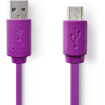 Nedis Usb-kabel - Violet - 1.00 M - Paars