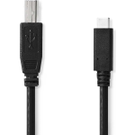 Nedis Usb-kabel 1.00 M - Zwart