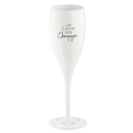 Champagneglas 'Life Is Better With Champagne' - Koziol Cheers No. 1
