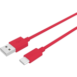 Usb-kabel Type C, 1 Meter, - Pvc - Celly Procompact - Rood