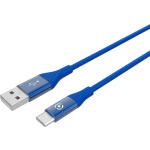 Usb-kabel Type-c, 1 Meter, - Siliconen - Celly Feeling - Blauw
