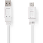 Nedis Usb-kabel - Wit - 1.00 M