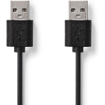 Nedis Usb-kabel 1.00 M - Zwart