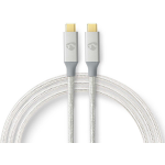 Nedis Usb-kabel - Zilver - 2.00 M