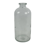 Non-branded Vaas Dawn 25 X 11 Cm Glas Transparant - Blauw