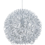 Beliani Malas Hanglamp Aluminium 43 X 43 Cm - Silver