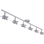 Steinhauer Spot Natasja Led Aluminium 6 Lichts - Silver