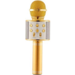Wt Trading Karaoke Microfoon -kleurig - Geschikt Voor Veel Zangplezier - Goud