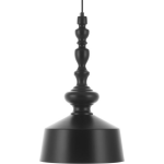 Beliani Driva Hanglamp Metaal 26 X 26 Cm - Zwart