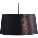 Beliani Kallar Hanglamp Polyester 40 X 40 Cm - Negro