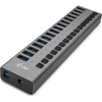 I-TEC 16 poorts USB hub + 60w adapter