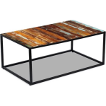 Vidaxl Salontafel Massief Gerecycled Hout 100x60x40 Cm - Bruin