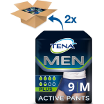Tena Men Plus Medium Broekje Voordeelverpakking 2x9st