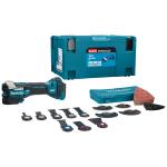 Makita DTM52ZJX2 18 V Multitool Zonder accu`s en lader, met accessoire set in M-box | Zonder Accu&apos;s & Lader