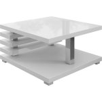 Meubella - Salontafel Koya - Hoogglans - Wit