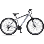 Umit 4 Motion Mountainbike 27,5 inch V-Brakes Chroom/ 21v - Zwart