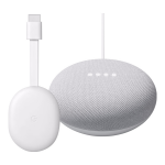 Google Chromecast 4K met TV + Nest Mini - Wit