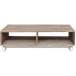 Vidaxl Salontafel Massief Hout - Bruin