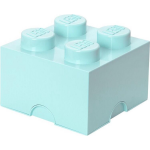 Lego Brick 4 Opbergbox - Licht - Blauw