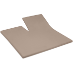 Cinderella Badstof Splittopper Hoeslaken Taupe-160 X 200/210cm