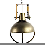 Non-branded Hanglamp Mattijn 41,5 X 41,5 X 175 Cm Rvs Goud