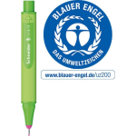 Schneider Electric Fineliner Link-it 0,4 Mm Rubber/roze - Groen