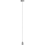 Velleman Hanglamp 100 Cm E27 Siliconen/textiel - Grijs