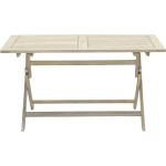 Garden Impressions Mira Tuinset 5-delig Oker - Keys Vouwtafel 140x80xh72 - Geel