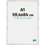 Your Decoration Catania Mdf Fotolijst 59,4x84cm A1 White Wash